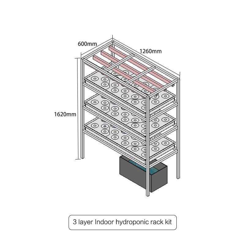 Agriculture hydroponic-indoor planting rack